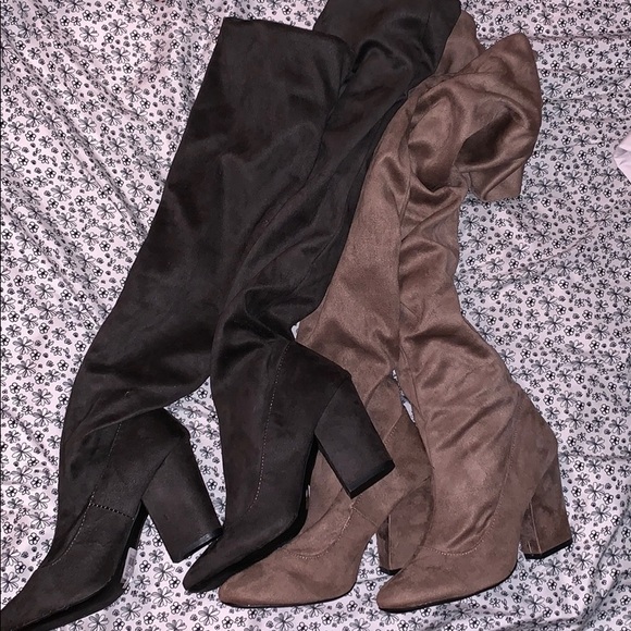 Charlotte Russe Shoes - Over the knee boot bundle